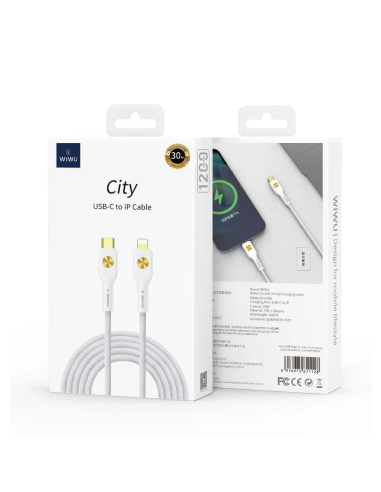 USB-C to Lightning Cable 30W City (1.2m)