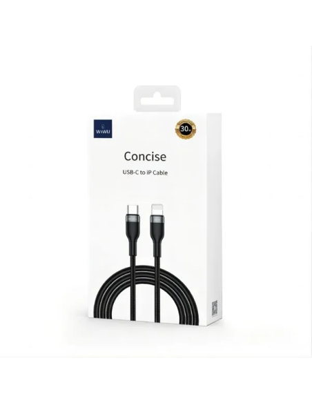 Cable C-L 2M 30W Negro