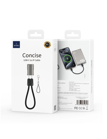 USB-C to USB-C Cable 60W Concise (15cm)
