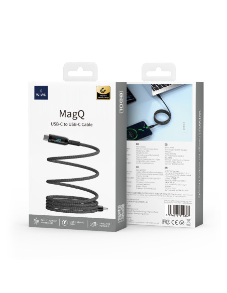 Cable USB-C a USB-C 100 W MagQ (1 m)