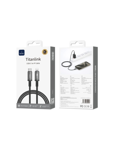 Cable USB-C a Lightning 30 W Titanlink (1 m)