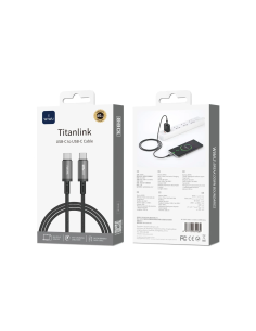 Cable USB-C a USB-C 240 W Titanlink (1,5 m)