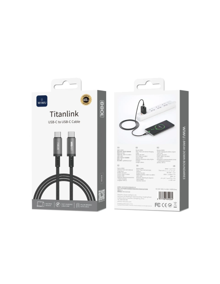 Cable USB-C a USB-C 240 W Titanlink (1,5 m)