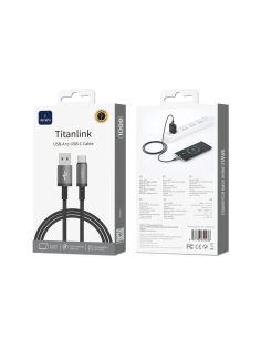 USB-A to USB-C Cable 3A Titanlink (1 m)