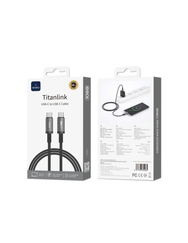 USB-C to USB-C Cable 60W Titanlink (1 m)