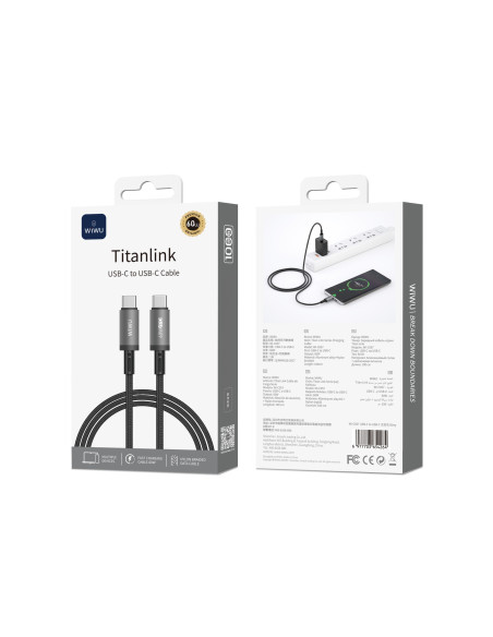USB-C to USB-C Cable 60W Titanlink (1 m)