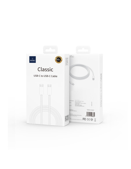 Cable Tipo-C a Tipo-C de Carga Rápida 60W