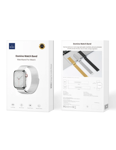 38/40/41mm Plateada Correa Metálica Apple Watch