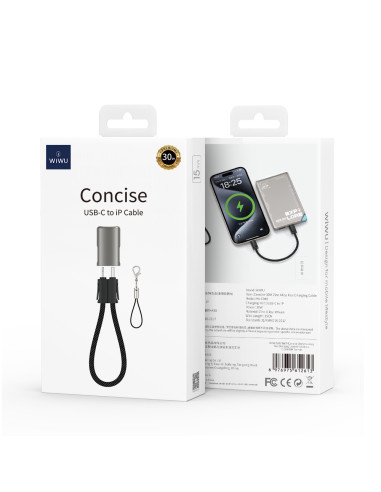 Cable USB-C a Lightning 30 W Concise (15 cm)