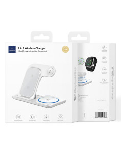 Cargador inalámbrico plegable 3 en 1 15 W