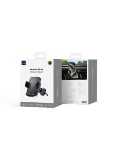 Almighty Series Wireless Car Charger Mount Black