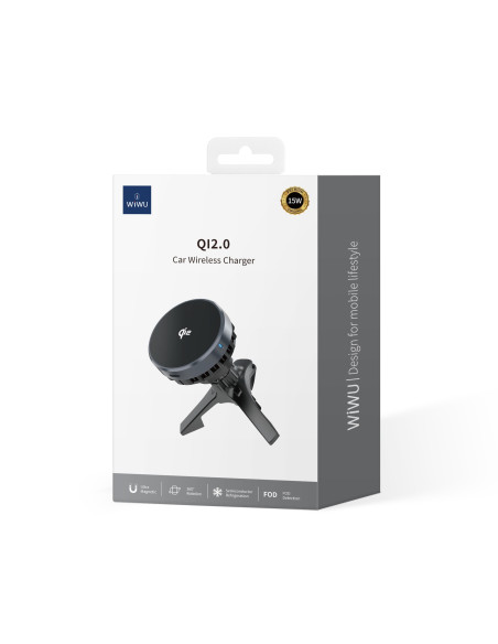 Qi2 Wireless Car Charger Holder White