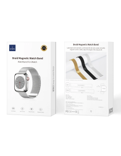 42/44/45/49mm Plata Correa de Malla Metalizada Apple Watch