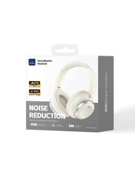 Soundbasha Headset TD-17 ANC Beige