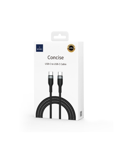Concise Cable de carga rápida USB-C a USB-C 100W – 2 m