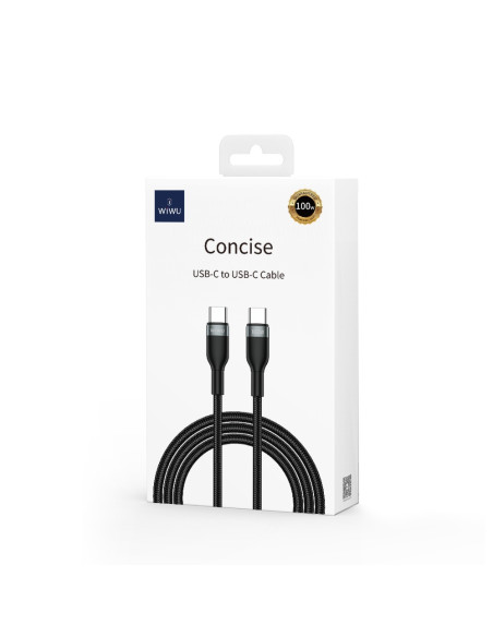 Concise Cable de carga rápida USB-C a USB-C 100W – 2 m