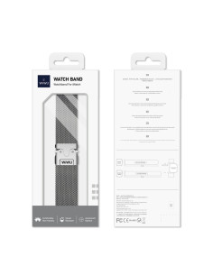 Correa metálica plateada para Apple Watch de 42/44/45/49 mm