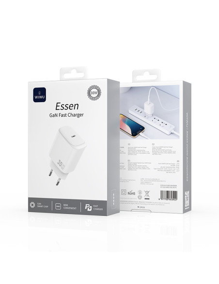 Cargador USB-C GaN PD de 30 W Essen