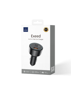 Exeed 200W Car Charger A+C+C Black