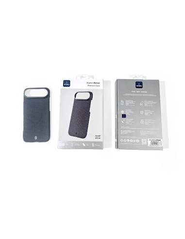 iPhone 17 Air Aramid Fiber Case with MagSafe Blue Aramid Armor