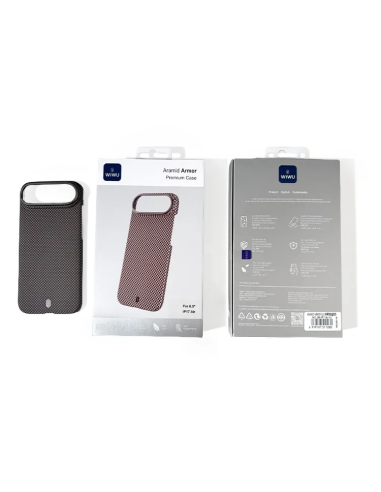 iPhone 17 Air Aramid Fiber Case with MagSafe Brown Aramid Armor