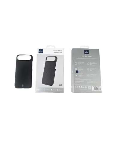 Funda iPhone 17 Air Fibra de Aramida con MagSafe Negro Aramid Armor