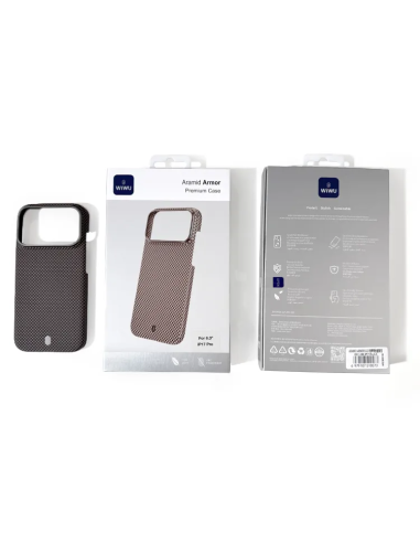 iPhone 17 Pro Aramid Fiber Case with MagSafe Brown Aramid Armor