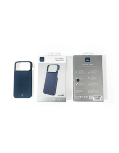 Funda iPhone 17 Pro Max Fibra de Aramida con MagSafe Azul Aramid Armor