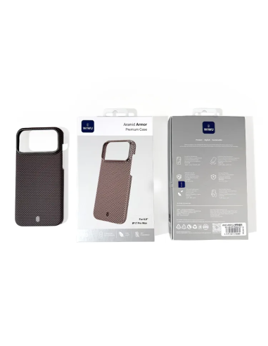 iPhone 17 Pro Max Aramid Fiber Case with MagSafe Brown Aramid Armor