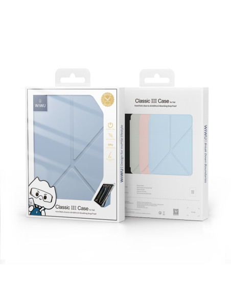 Funda Plegable para iPad Air 2024/25 10.9/11" Azul Claro Classic III