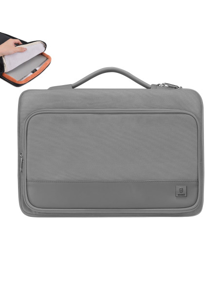 14" Cozy Classic Gray Laptop Sleeve