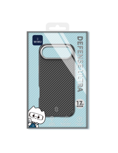 Funda iPhone 17 Air Fibra de Aramida con MagSafe Negro DEFENSE ULTRA