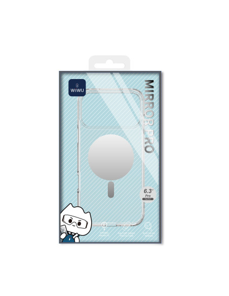 Funda iPhone 17 Pro Max con Espejo y MagSafe Transparente Antiamarilleo MIRROR PRO