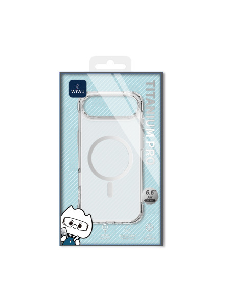 iPhone 17 Air Case with MagSafe Transparent Anti-yellowing TITANIUM PRO
