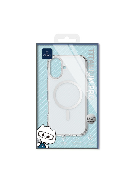 Funda iPhone 17 con MagSafe Transparente Antiamarilleo TITANIUM PRO