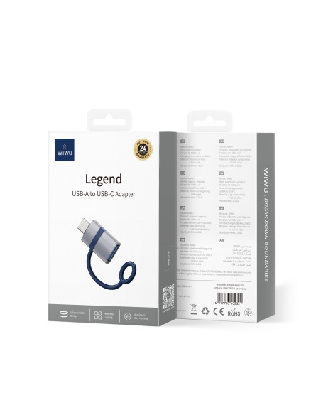 USB-A to USB-C Adapter Legend