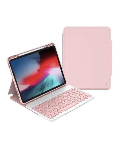 iPad Pro 11" Funda con Teclado Rosa