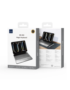 Magic Keyboard Case for iPad Pro 13 2024 (Arabic+English) Black