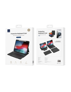 iPad Air 13"/Pro 12.9" Keyboard Case Black (Arabic+English)
