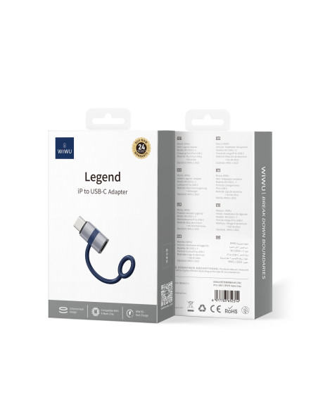 Adaptador Lightning a USB-C Legend