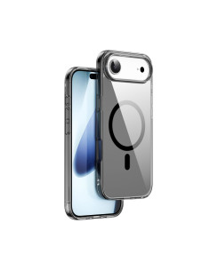 iPhone 17 Air Case with MagSafe Black Transparent Anti-yellowing with Black Edge iSHIELD PRO