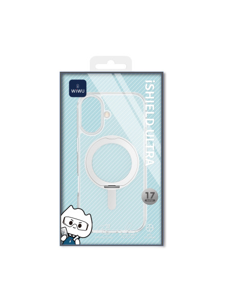 Funda iPhone 17 con Soporte y MagSafe Transparente Antiamarilleo iSHIELD ULTRA
