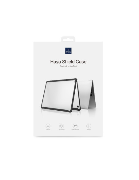 Funda para MacBook Air de 13,6 pulgadas con protector de haya gris